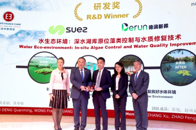 進(jìn)博會見證法中創(chuàng)新合作成果 | 蘇伊士與重慶德潤環(huán)境獲中法團(tuán)隊(duì)合作創(chuàng)新獎